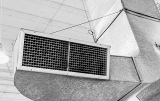 This image shows an air Duct due for Cleaning.